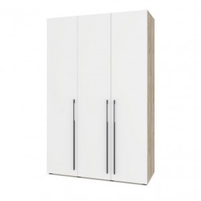 СТОУН С32 Шкаф 3-х створчатый (серый дуб/белый) в Покачах - pokachi.ok-mebel.com | фото