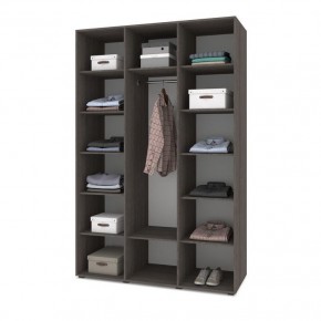 СТОУН С32 Шкаф 3-х створчатый (серый дуб/белый) в Покачах - pokachi.ok-mebel.com | фото 3