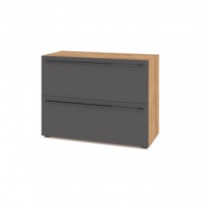 СТОУН С81 Комод (золотой дуб/графит) в Покачах - pokachi.ok-mebel.com | фото