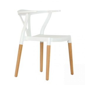 Стул Barneo N-218 Wishbone интерьерный кухонный белый в Покачах - pokachi.ok-mebel.com | фото