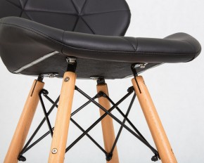 Стул барный DOBRIN BUTTERFLY BAR, ножки светлый бук, цвет чёрный в Покачах - pokachi.ok-mebel.com | фото 9