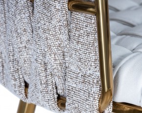 Стул барный DOBRIN EMMA GOLD, белый PU (T-01), белая ткань (F-49) в Покачах - pokachi.ok-mebel.com | фото 7