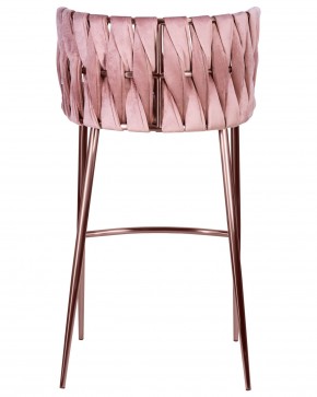 Стул барный DOBRIN EMMA ROSE GOLD, розовый велюр (VF-10) в Покачах - pokachi.ok-mebel.com | фото 5