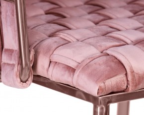 Стул барный DOBRIN EMMA ROSE GOLD, розовый велюр (VF-10) в Покачах - pokachi.ok-mebel.com | фото 7