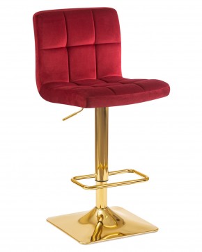 Стул барный DOBRIN GOLDIE, бордовый велюр (MJ9-43) в Покачах - pokachi.ok-mebel.com | фото
