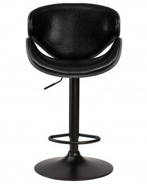 Стул барный DOBRIN KARTER BLACK, коричневый орех дерево (BWW), черный PU в Покачах - pokachi.ok-mebel.com | фото 6