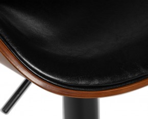 Стул барный DOBRIN KARTER BLACK, коричневый орех дерево (BWW), черный PU в Покачах - pokachi.ok-mebel.com | фото 8