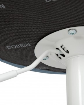 Стул барный DOBRIN TAILOR WHITE, пудрово-голубой велюр (MJ9-74) в Покачах - pokachi.ok-mebel.com | фото 7