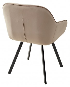 Стул GALE 360 град. поворот. BLUVEL-40 BEIGE, велюр/ черный каркас, М-City в Покачах - pokachi.ok-mebel.com | фото 4
