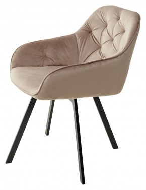 Стул GALE 360 град. поворот. BLUVEL-40 BEIGE, велюр/ черный каркас, М-City в Покачах - pokachi.ok-mebel.com | фото 5