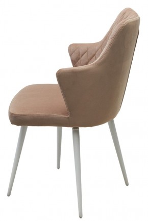 Стул HERMAN 360 град. БЕЖЕВЫЙ #5, велюр / белый каркас М-City в Покачах - pokachi.ok-mebel.com | фото 8