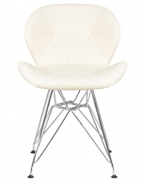 Стул обеденный DOBRIN BUTTERFLY CHROME, ножки хром, цвет кремовый в Покачах - pokachi.ok-mebel.com | фото 6