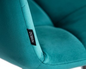 Стул обеденный DOBRIN CHILLY, Морской волны Holland 56, основание черное в Покачах - pokachi.ok-mebel.com | фото 9