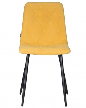 Стул обеденный DOBRIN CHILLY ROMBO, Горчичный Simple 15, основание черное в Покачах - pokachi.ok-mebel.com | фото 6