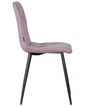 Стул обеденный DOBRIN CHILLY ROMBO, Лавандовый Simple 48, основание черное в Покачах - pokachi.ok-mebel.com | фото 3