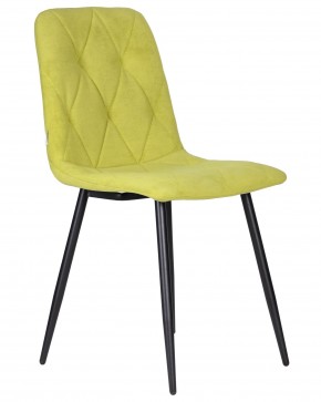 Стул обеденный DOBRIN CHILLY ROMBO, Лайм Simple 14, основание черное в Покачах - pokachi.ok-mebel.com | фото 2