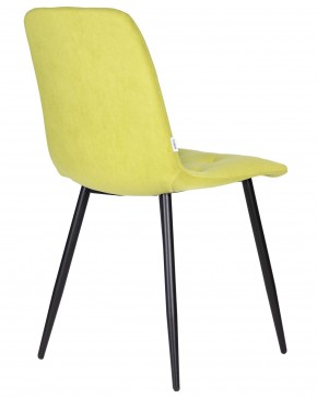 Стул обеденный DOBRIN CHILLY ROMBO, Лайм Simple 14, основание черное в Покачах - pokachi.ok-mebel.com | фото 4