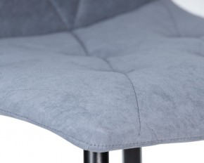 Стул обеденный DOBRIN CHILLY ROMBO, Серо-голубой Simple 26, основание черное в Покачах - pokachi.ok-mebel.com | фото 9