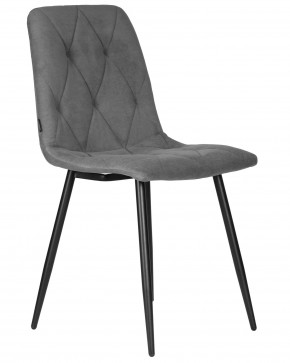 Стул обеденный DOBRIN CHILLY ROMBO, Серый Simple 33, основание черное в Покачах - pokachi.ok-mebel.com | фото 2