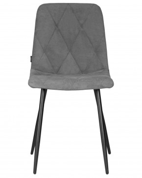 Стул обеденный DOBRIN CHILLY ROMBO, Серый Simple 33, основание черное в Покачах - pokachi.ok-mebel.com | фото 6