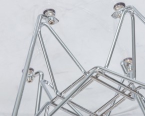 Стул обеденный DOBRIN DSR CASPER, ножки хром, цвет прозрачный в Покачах - pokachi.ok-mebel.com | фото 10