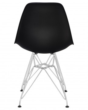 Стул обеденный DOBRIN DSR, ножки хром, цвет чёрный (B-03) в Покачах - pokachi.ok-mebel.com | фото 5