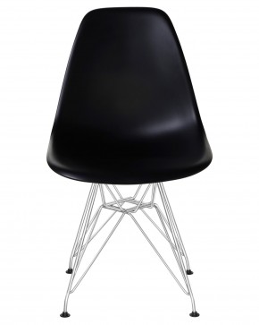 Стул обеденный DOBRIN DSR, ножки хром, цвет чёрный (B-03) в Покачах - pokachi.ok-mebel.com | фото 6