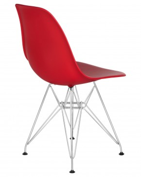 Стул обеденный DOBRIN DSR, ножки хром, цвет красный (R-02) в Покачах - pokachi.ok-mebel.com | фото 4