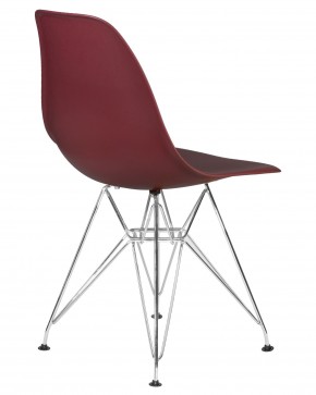 Стул обеденный DOBRIN DSR, ножки хром, цвет сливовый (R-13) в Покачах - pokachi.ok-mebel.com | фото 4