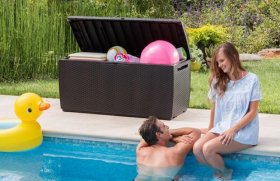 Сундук CAPRI STORAGE BOX 305 L коричневый в Покачах - pokachi.ok-mebel.com | фото 2