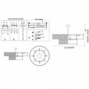 Светильник на штанге Imperiumloft RH Marais Round Chandelier 40,2668 в Покачах - pokachi.ok-mebel.com | фото 11