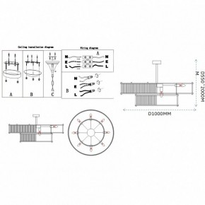 Светильник на штанге Imperiumloft RH Marais Round Chandelier 40,2668 в Покачах - pokachi.ok-mebel.com | фото 11