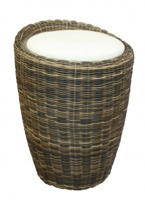 Табурет с местом для хранения LM-1100Rattan, кремовый в Покачах - pokachi.ok-mebel.com | фото