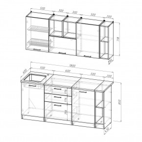 ТОМИЛЛА Кухонный гарнитур Макси 4 (1800 мм ) в Покачах - pokachi.ok-mebel.com | фото 2