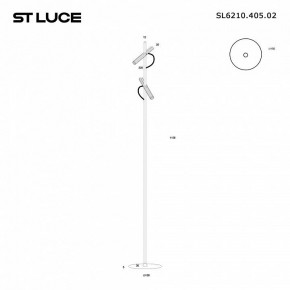 Торшер ST-Luce LILT SL6210.405.02 в Покачах - pokachi.ok-mebel.com | фото 2