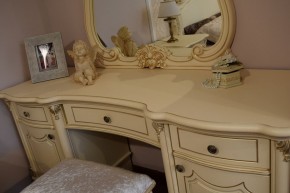 Туалетный стол + Зеркало Мона Лиза (крем) в Покачах - pokachi.ok-mebel.com | фото 5