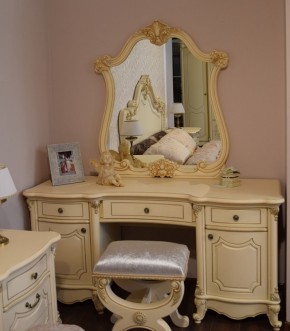 Туалетный стол + Зеркало Мона Лиза (крем) в Покачах - pokachi.ok-mebel.com | фото 6