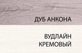 Тумба 1S, OLIVIA, цвет вудлайн крем/дуб анкона в Покачах - pokachi.ok-mebel.com | фото 3