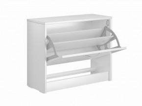 Тумба ОРИОН с одной полкой для обуви, цвет белый в Покачах - pokachi.ok-mebel.com | фото 2