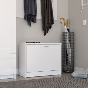 Тумба ОРИОН с одной полкой для обуви, цвет белый в Покачах - pokachi.ok-mebel.com | фото 4