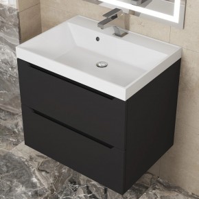 Тумба под раковину Uperwood Tanos 60 см, подвесная, черная матовая в Покачах - pokachi.ok-mebel.com | фото 10