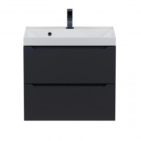Тумба под раковину Uperwood Tanos 60 см, подвесная, черная матовая в Покачах - pokachi.ok-mebel.com | фото 9