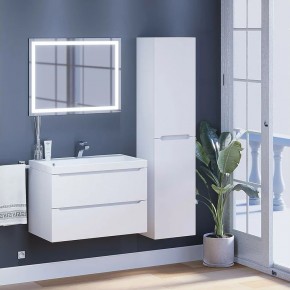 Тумба под раковину Uperwood Tanos 80 см, подвесная, белая матовая в Покачах - pokachi.ok-mebel.com | фото 11