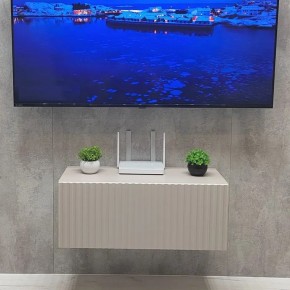 Тумба подвесная под ТВ LINES MTV1-MA 750 Бежевый (Леда-М 10.1.5) в Покачах - pokachi.ok-mebel.com | фото 5