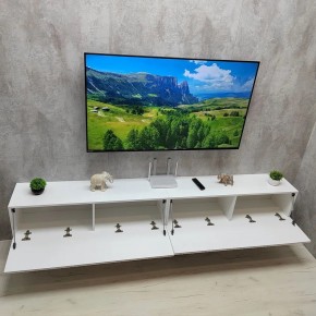 Тумба подвесная под ТВ LINES MTV4-MA 1150 Белый глянец (Белый-M 10.1.1) в Покачах - pokachi.ok-mebel.com | фото 12