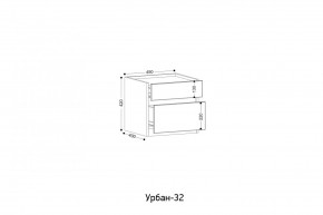 УРБАН- 32 Тумба в Покачах - pokachi.ok-mebel.com | фото 2