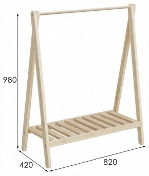 Вешалка гардеробная Стойка низкая в Покачах - pokachi.ok-mebel.com | фото 11