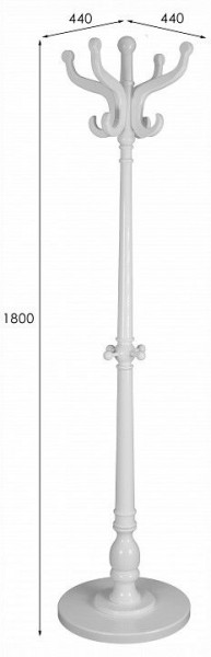 Вешалка-стойка В 1Н в Покачах - pokachi.ok-mebel.com | фото 7