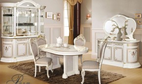 Витрина угловая (правая) 01.331 Роза (беж) в Покачах - pokachi.ok-mebel.com | фото 2