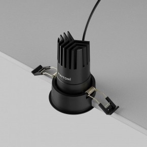 Встраиваемый светильник Maytoni Dip DL116-10W-2.7K-B в Покачах - pokachi.ok-mebel.com | фото 6